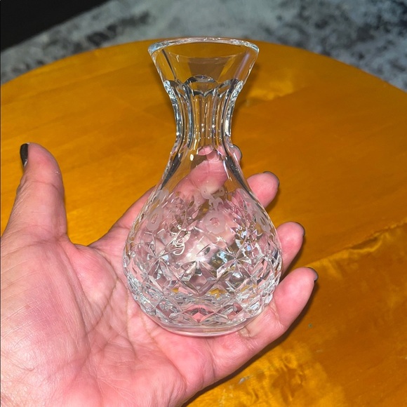 Rogaska Gallia Crystal Violet cut floral design vase. - Picture 2 of 5